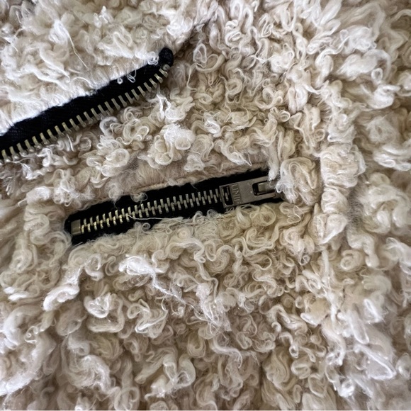 UNIF X UO Poodle Sherpa Moto Jacket - Picture 7 of 12